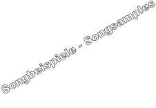 Songbeispiele - Songsamples