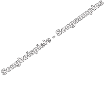 Songbeispiele - Songsamples